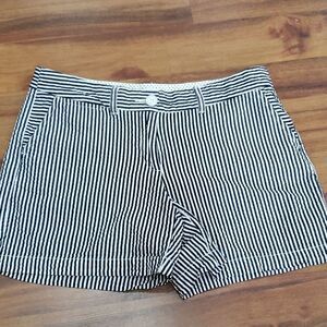 Seersucker Navy/White Bermuda Shorts